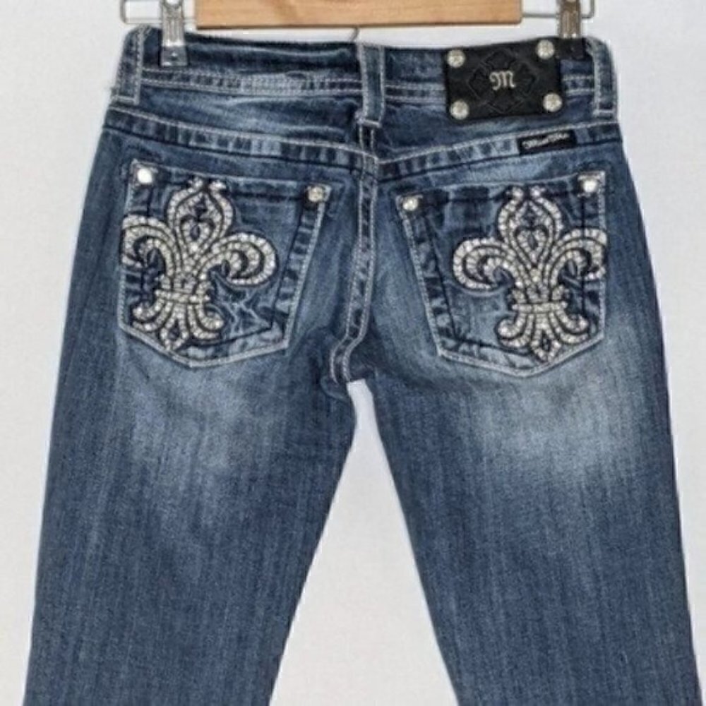 MISS ME Jeans BOOTCUT Fleu De Lis